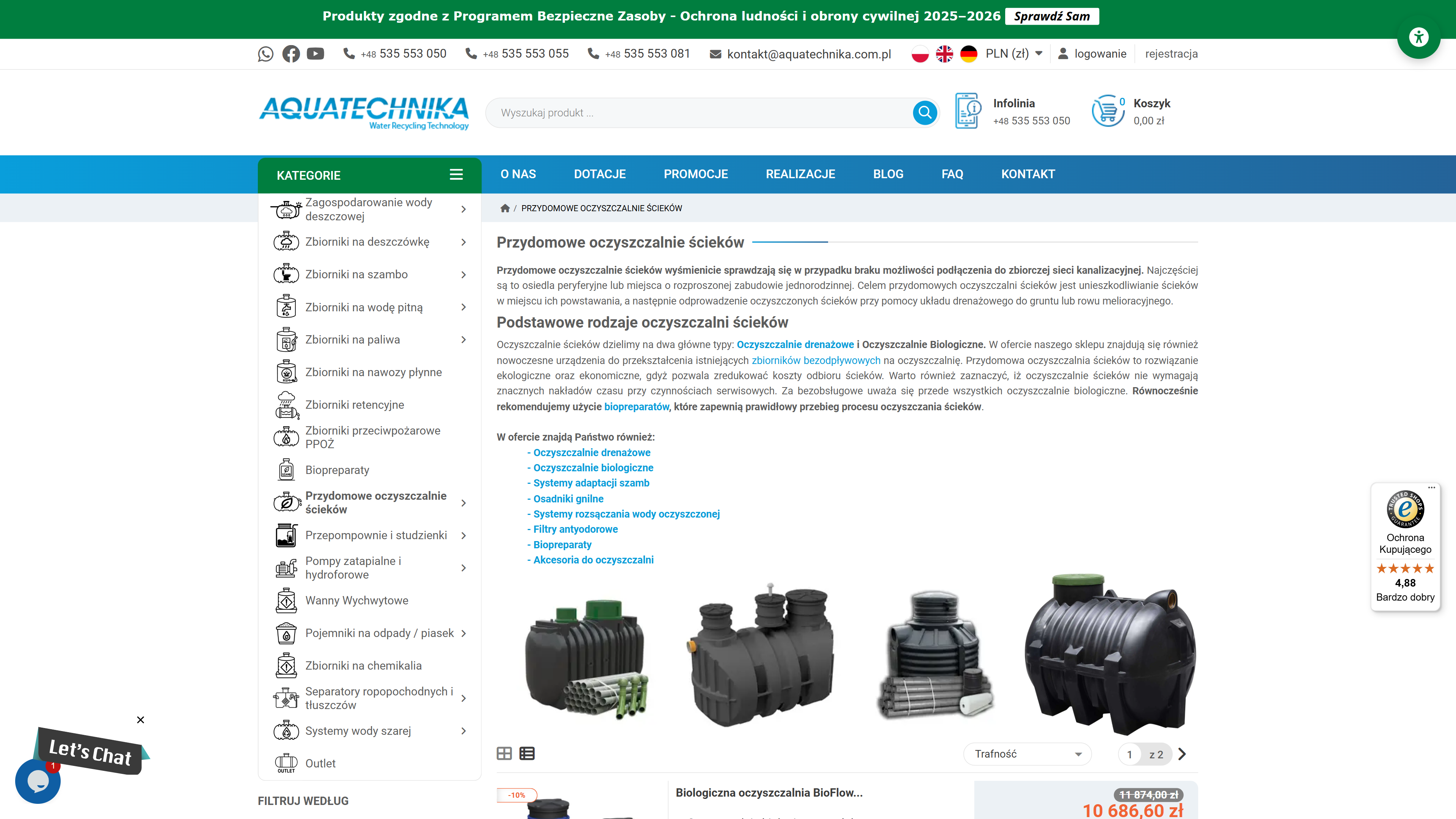 Przydomowa oczyszczalnia ścieków jako alternatywa dla szamba - analiza kosztów i użytkowania