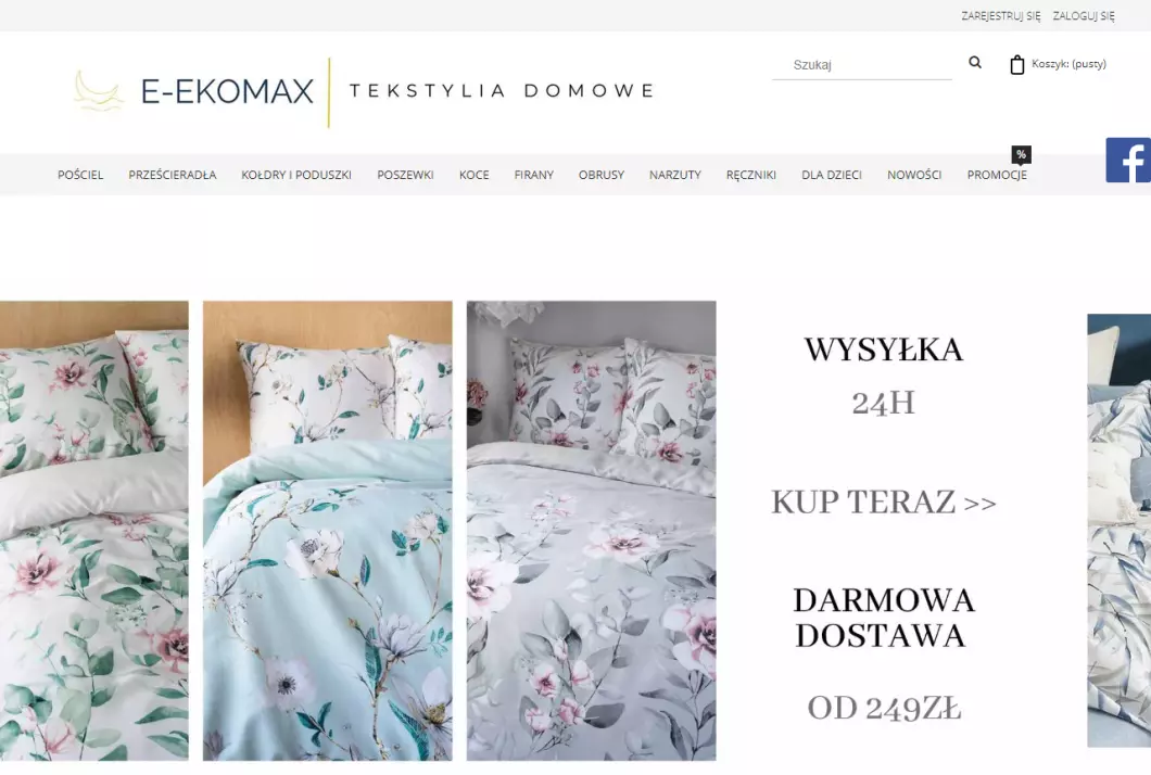 Zrzut ekranu strony